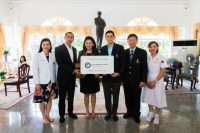 ดร.มัทนาปวีณ์ สาระคุณมนตรี บริจาคเงินเพื่อสนับสนุนงานของศูนย์ความเป็นเลิศทางด้านโรคตับ โรงพยาบาลจุฬาลงกรณ์